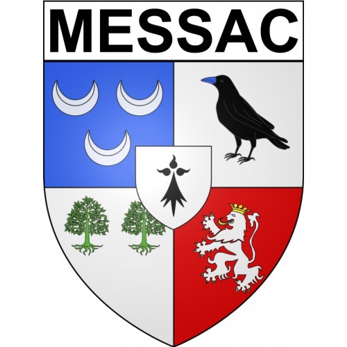 Stickers coat of arms Bazas adhesive sticker