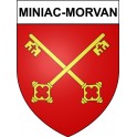 Miniac-Morvan 35 ville Stickers blason autocollant adhésif