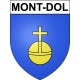 Mont-Dol 35 ville Stickers blason autocollant adhésif