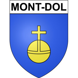 Mont-Dol 35 ville Stickers blason autocollant adhésif
