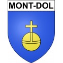 Mont-Dol 35 ville Stickers blason autocollant adhésif