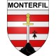 Monterfil 35 ville Stickers blason autocollant adhésif
