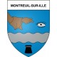Stickers coat of arms Bazas adhesive sticker