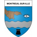 Stickers coat of arms Bazas adhesive sticker