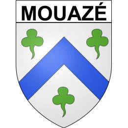 Stickers coat of arms Bazas adhesive sticker
