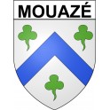 Mouazé 35 ville Stickers blason autocollant adhésif
