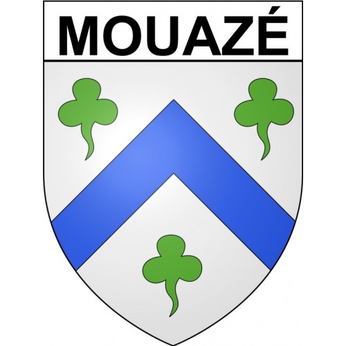 Mouazé 35 ville Stickers blason autocollant adhésif