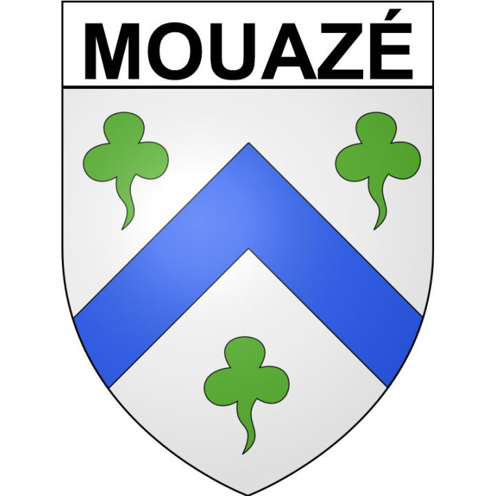 Mouazé 35 ville Stickers blason autocollant adhésif