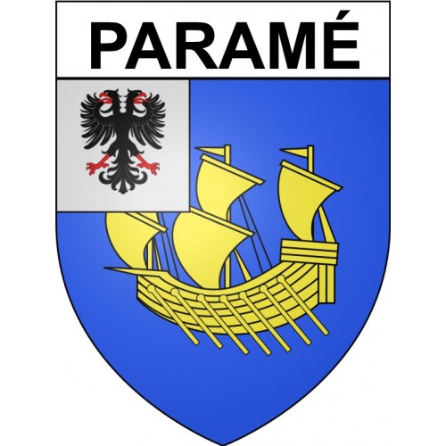Paramé 35 ville Stickers blason autocollant adhésif