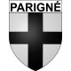 Parigné 35 ville Stickers blason autocollant adhésif