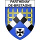 Parthenay-de-Bretagne 35 ville Stickers blason autocollant adhésif