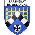 Parthenay-de-Bretagne 35 ville Stickers blason autocollant adhésif