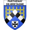 Parthenay-de-Bretagne 35 ville Stickers blason autocollant adhésif