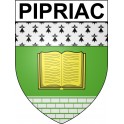 Pipriac 35 ville Stickers blason autocollant adhésif