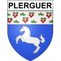 Plerguer 35 ville Stickers blason autocollant adhésif