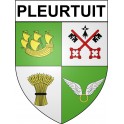 Pleurtuit 35 ville Stickers blason autocollant adhésif