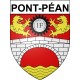 Pont-Péan 35 ville Stickers blason autocollant adhésif