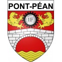 Pont-Péan 35 ville Stickers blason autocollant adhésif