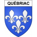 Québriac 35 ville Stickers blason autocollant adhésif