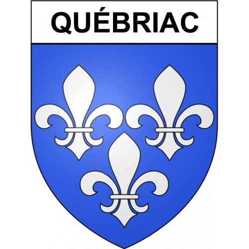 Québriac 35 ville Stickers blason autocollant adhésif