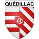 Quédillac 35 ville Stickers blason autocollant adhésif
