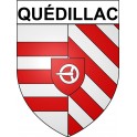 Quédillac 35 ville Stickers blason autocollant adhésif