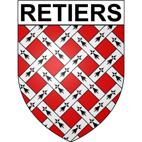 Retiers 35 ville Stickers blason autocollant adhésif