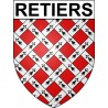 Retiers 35 ville Stickers blason autocollant adhésif