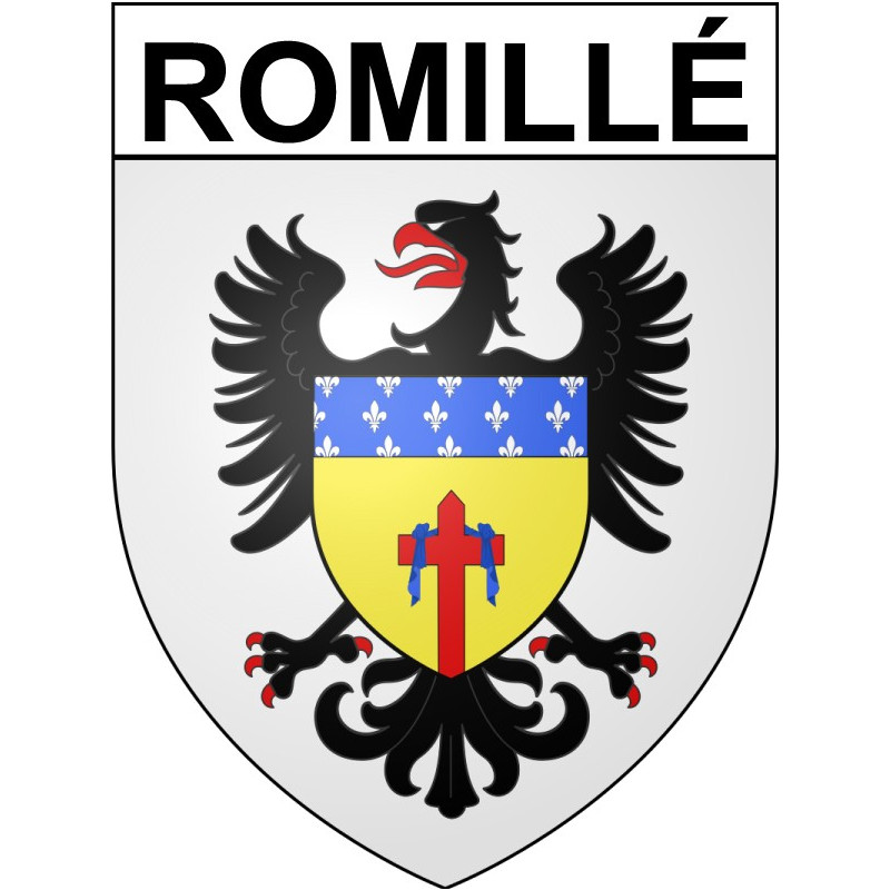 Stickers coat of arms Bazas adhesive sticker