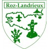Roz-Landrieux 35 ville Stickers blason autocollant adhésif