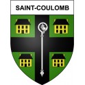Saint-Coulomb 35 ville Stickers blason autocollant adhésif