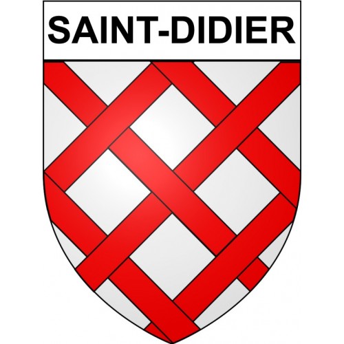 Saint-Didier 35 ville Stickers blason autocollant adhésif
