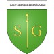 Saint-Georges-de-Gréaighne 35 ville Stickers blason autocollant adhésif