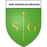 Saint-Georges-de-Gréaighne 35 ville Stickers blason autocollant adhésif