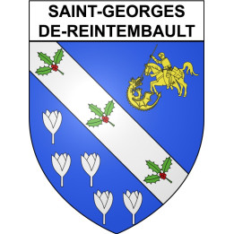 Saint-Georges-de-Reintembault 35 ville Stickers blason autocollant adhésif