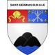 Saint-Germain-sur-Ille 35 ville Stickers blason autocollant adhésif
