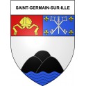Saint-Germain-sur-Ille 35 ville Stickers blason autocollant adhésif