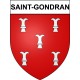 Saint-Gondran 35 ville Stickers blason autocollant adhésif
