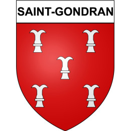 Saint-Gondran 35 ville Stickers blason autocollant adhésif