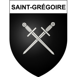 Saint-Grégoire 35 ville Stickers blason autocollant adhésif