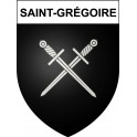 Saint-Grégoire 35 ville Stickers blason autocollant adhésif