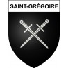 Saint-Grégoire 35 ville Stickers blason autocollant adhésif
