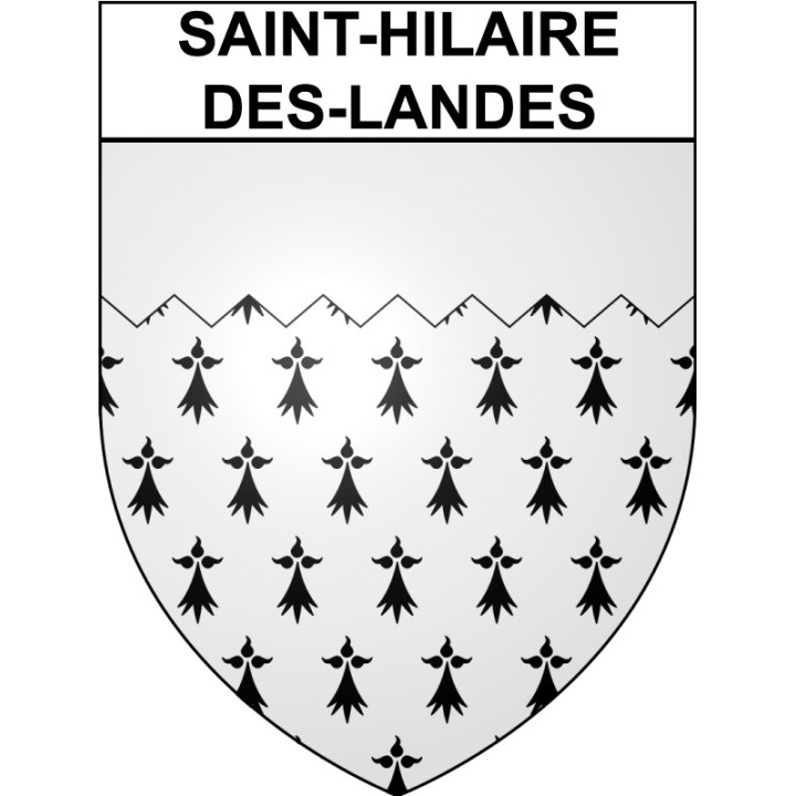Saint-Hilaire-des-Landes 35 ville Stickers blason autocollant adhésif