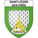 Saint-Léger-des-Prés 35 ville Stickers blason autocollant adhésif