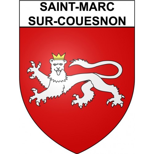 Saint-Marc-sur-Couesnon 35 ville Stickers blason autocollant adhésif