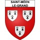 Saint-Méen-le-Grand 35 ville Stickers blason autocollant adhésif