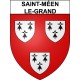 Saint-Méen-le-Grand Sticker wappen, gelsenkirchen, augsburg, klebender aufkleber
