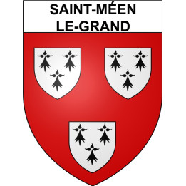 Saint-Méen-le-Grand 35 ville Stickers blason autocollant adhésif