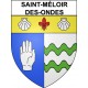 Saint-Méloir-des-Ondes 35 ville Stickers blason autocollant adhésif