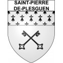 Saint-Pierre-de-Plesguen 35 ville Stickers blason autocollant adhésif